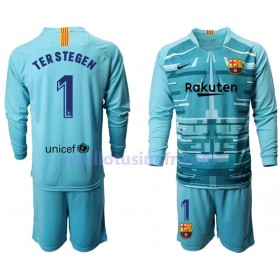 Maillot de Foot FC Barcelone TER STEGEN 1 III Gardien 2019-20 Manches Longues - Enfant